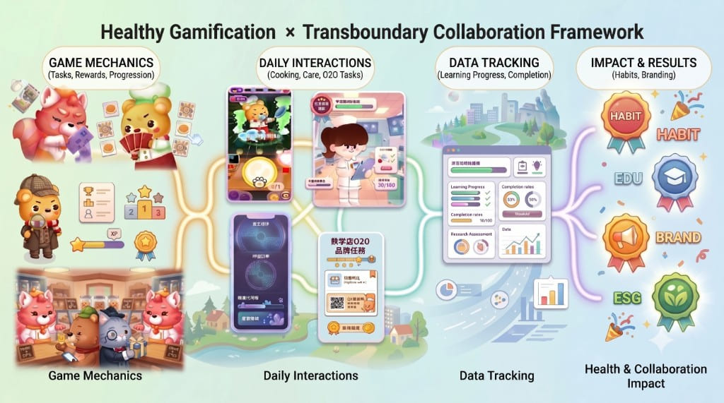 Healthy Gamification and Transboundary Collaboration Framework